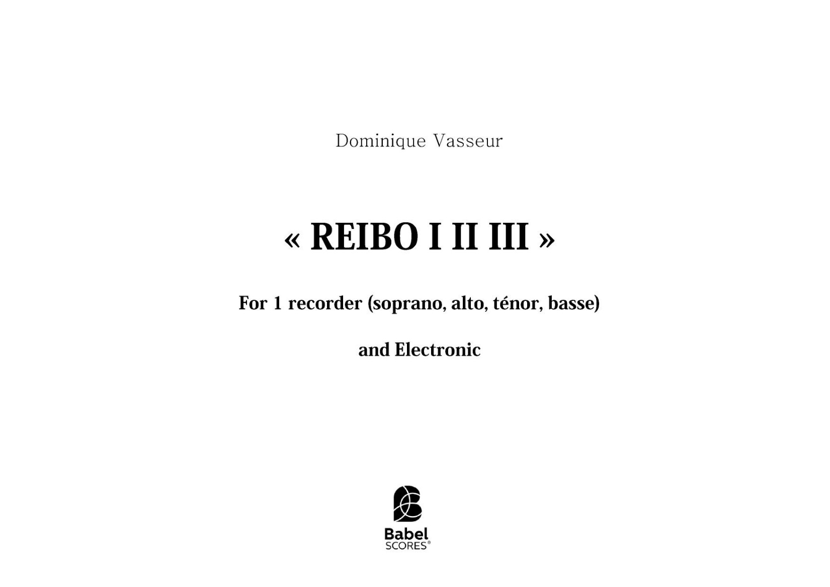 REIBO I II III