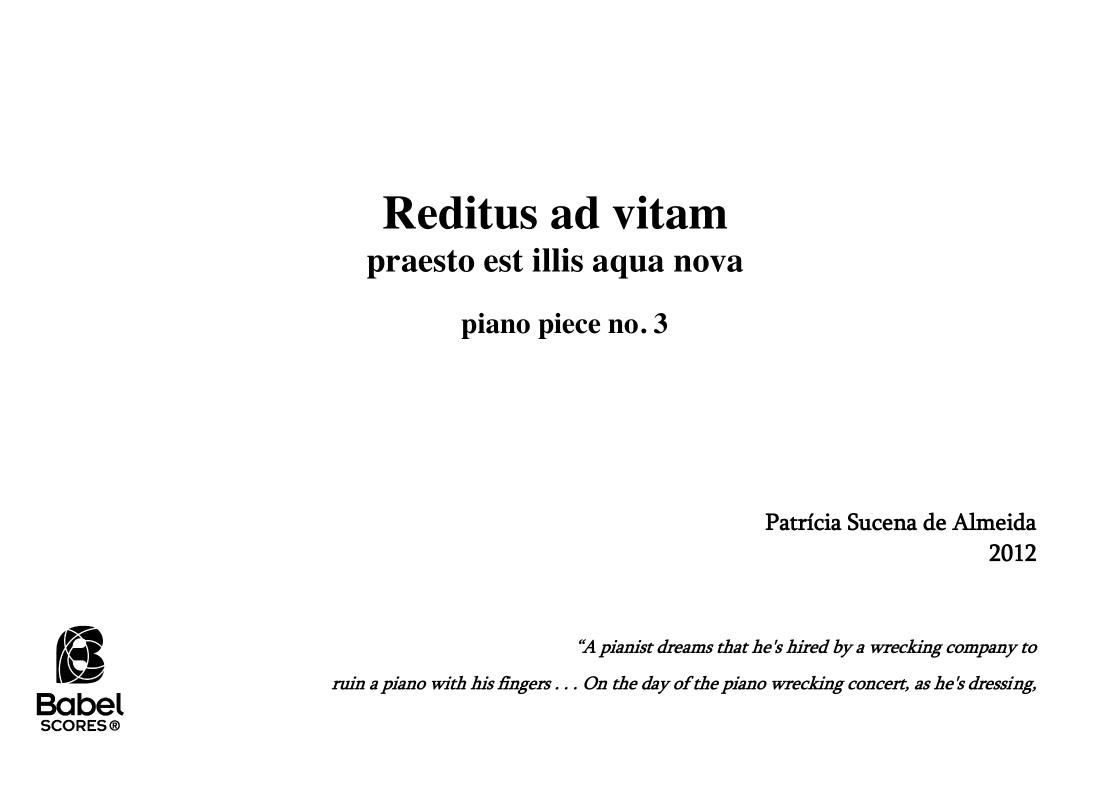 Reditus ad vitam