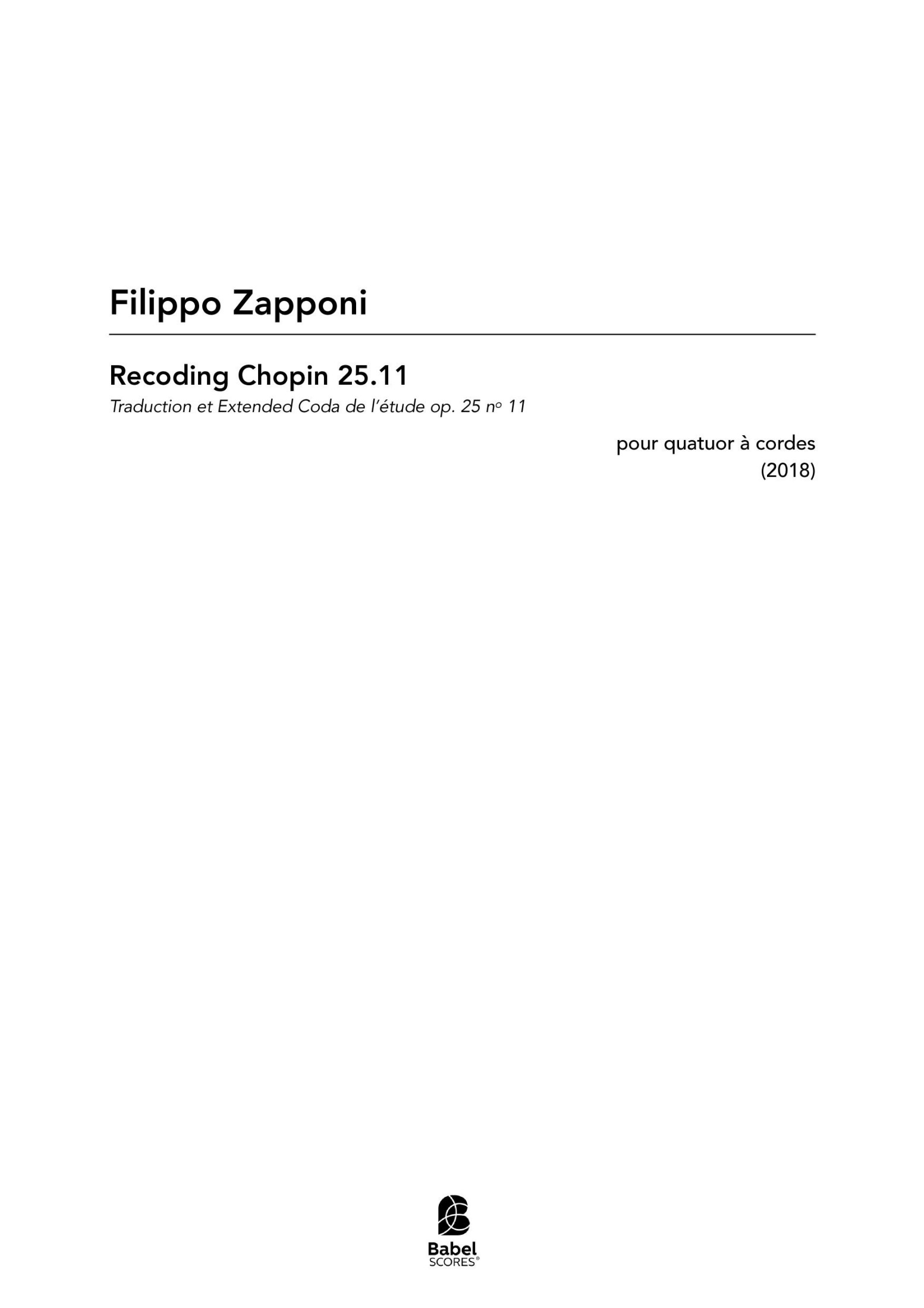 Recoding Chopin 25.11