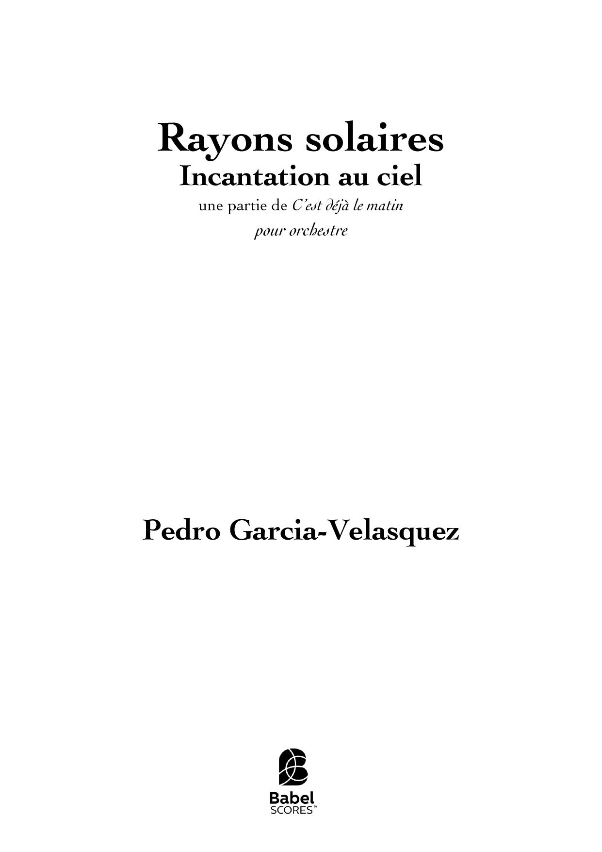 Rayons solaires