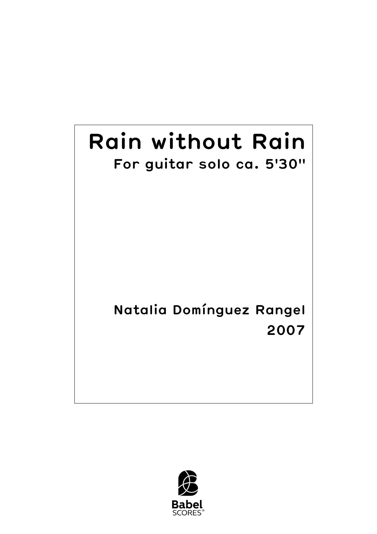 Rain without Rain