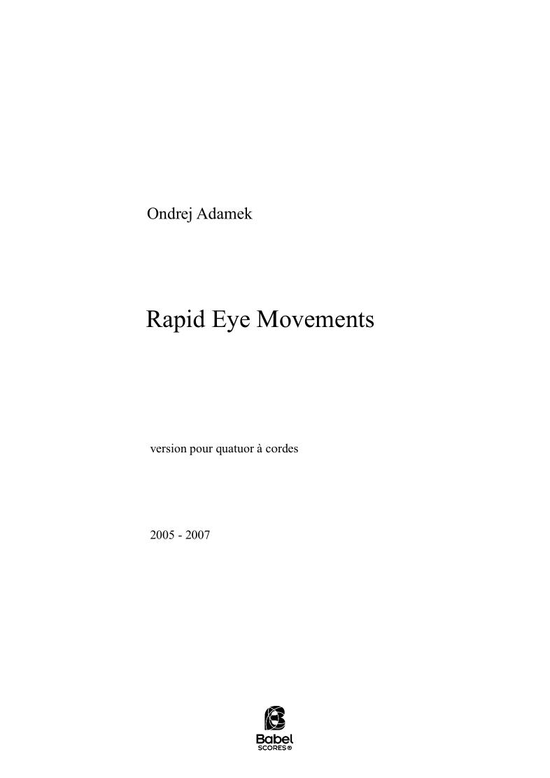 Rapid Eye Movements