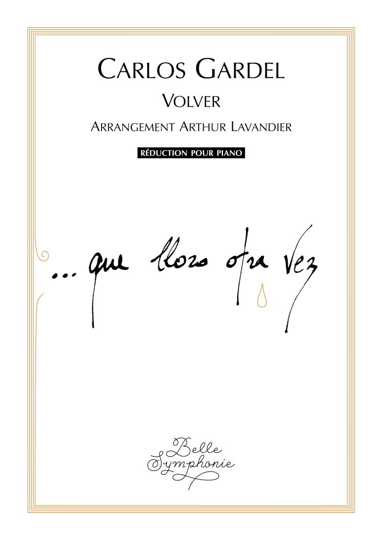 Volver (réduction pour piano)