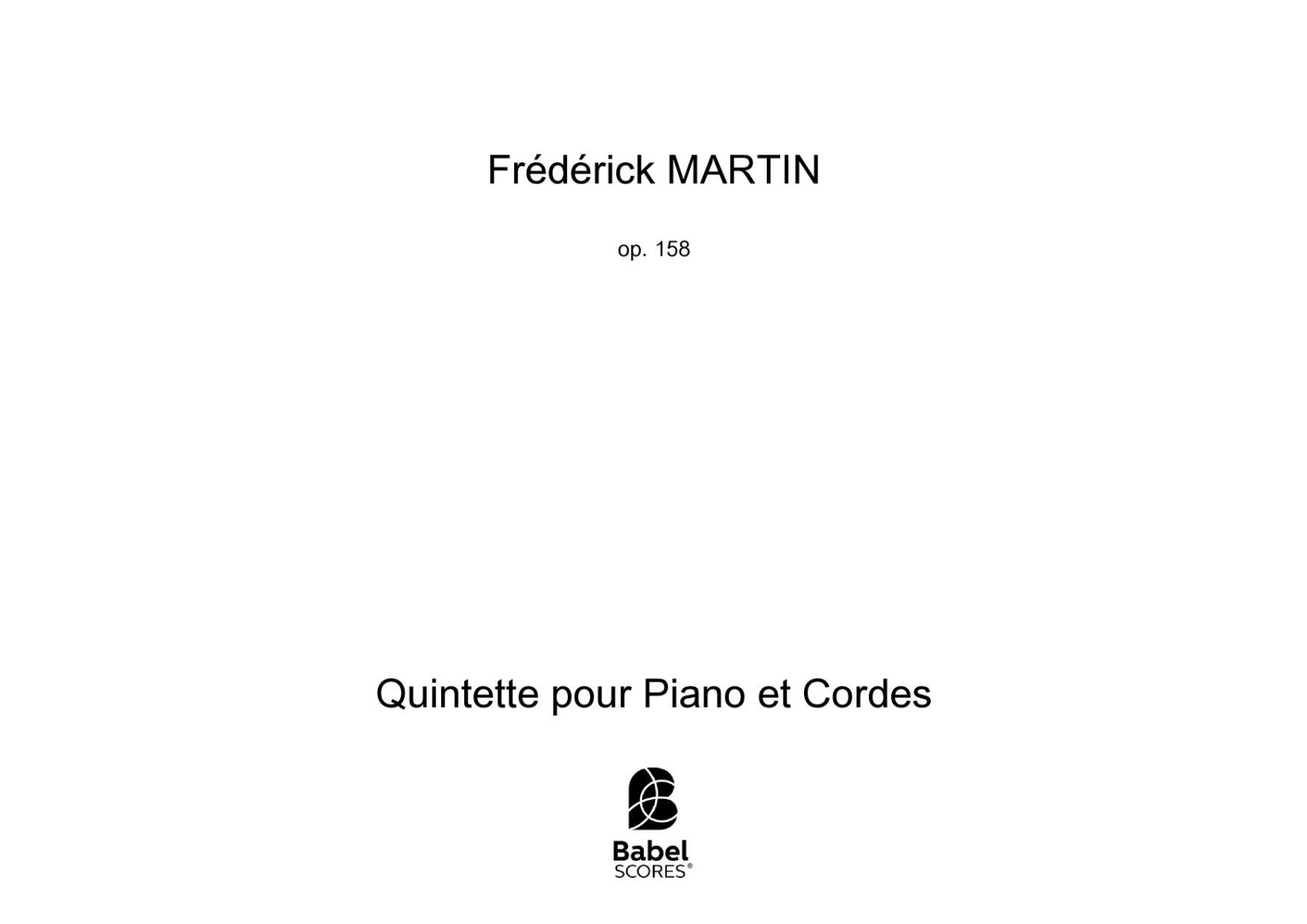 Quintette pour Piano et Cordes