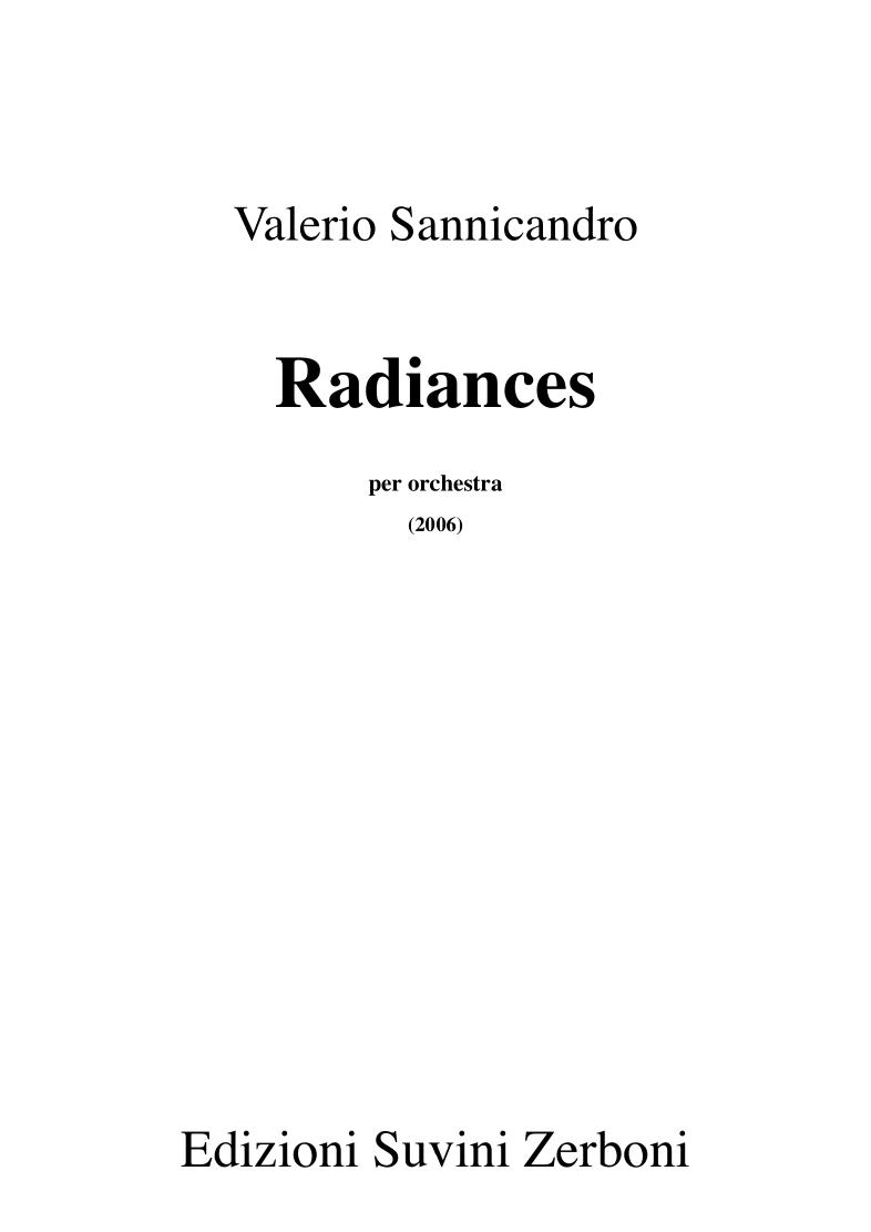 RADIANCES
