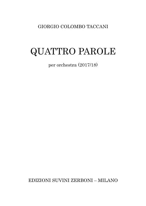 Quattro parole