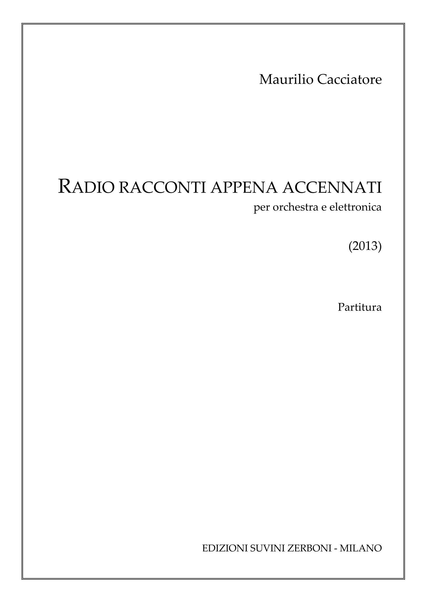 RADIO RACCONTI APPENA ACCENNATI
