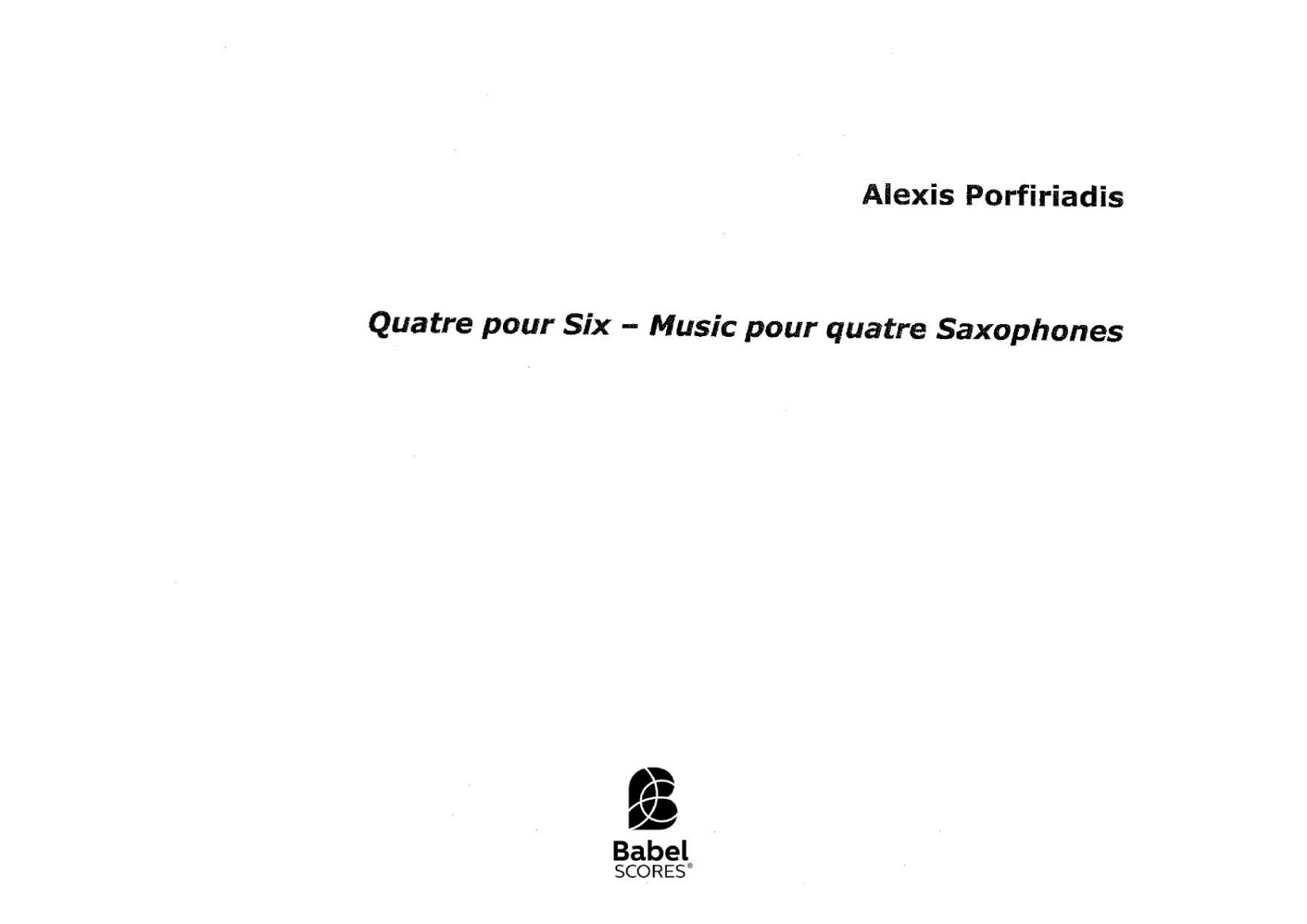 Quatre pour Six