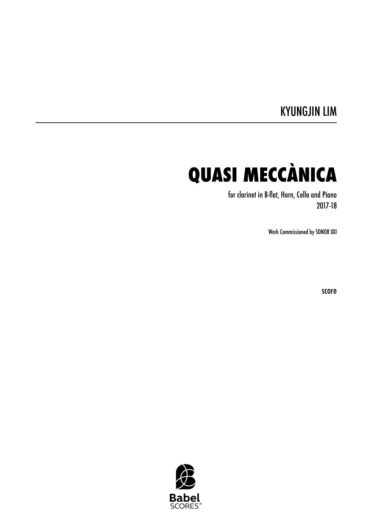 quasi meccànica