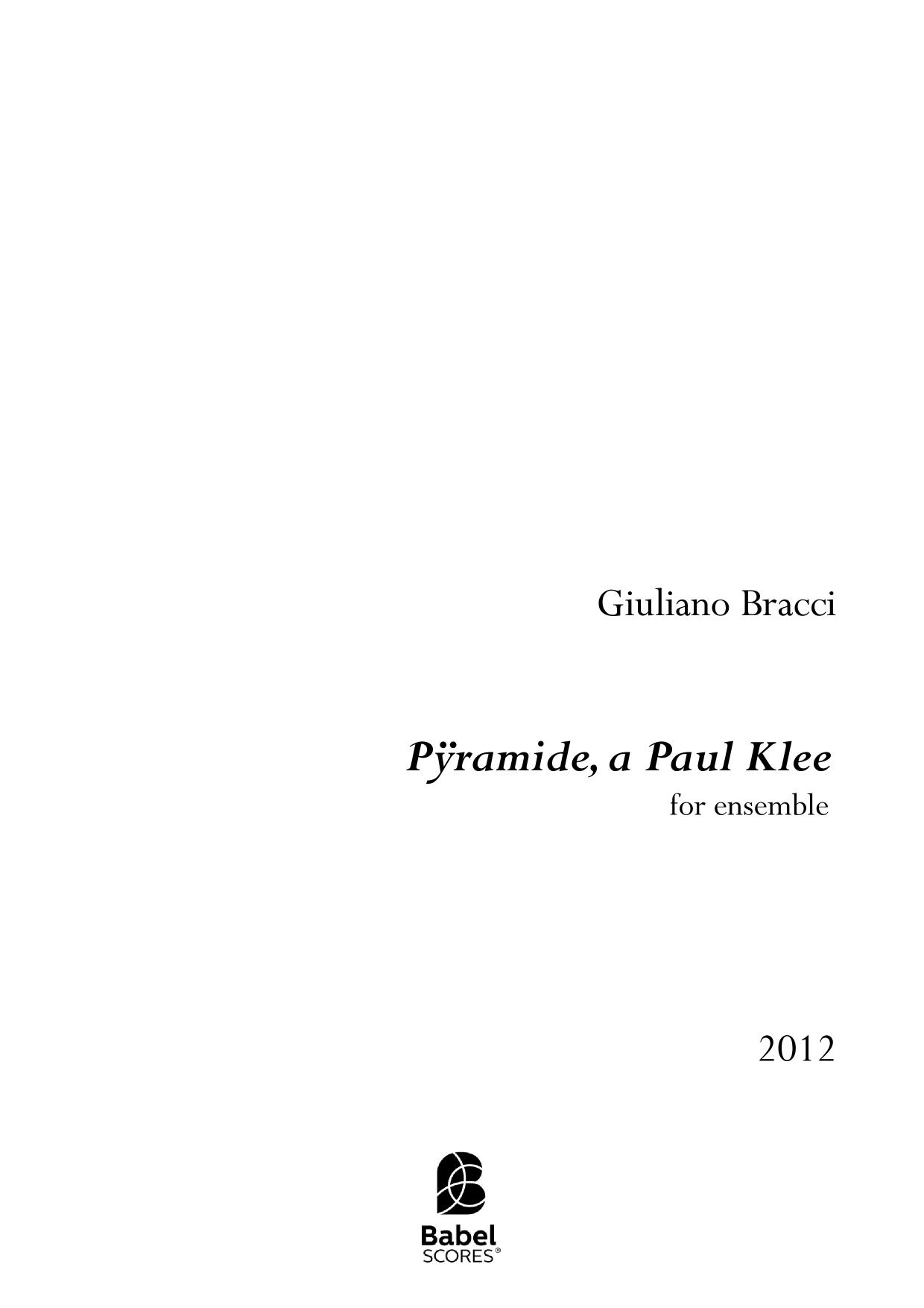 Pÿramide, a Paul Klee