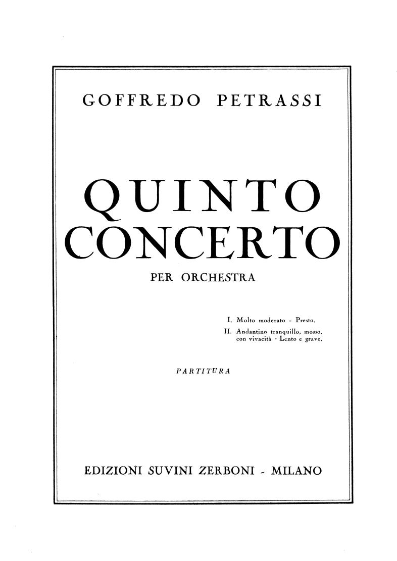 Quinto concerto