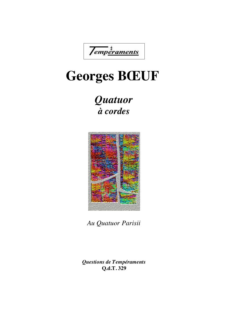 Quatour à cordes