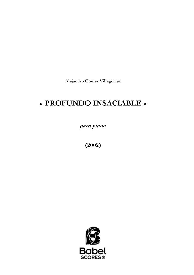 Profundo Insaciable