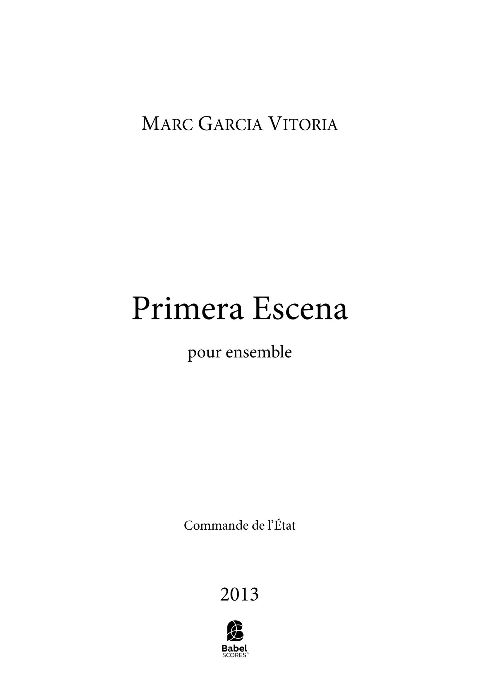 Primera Escena