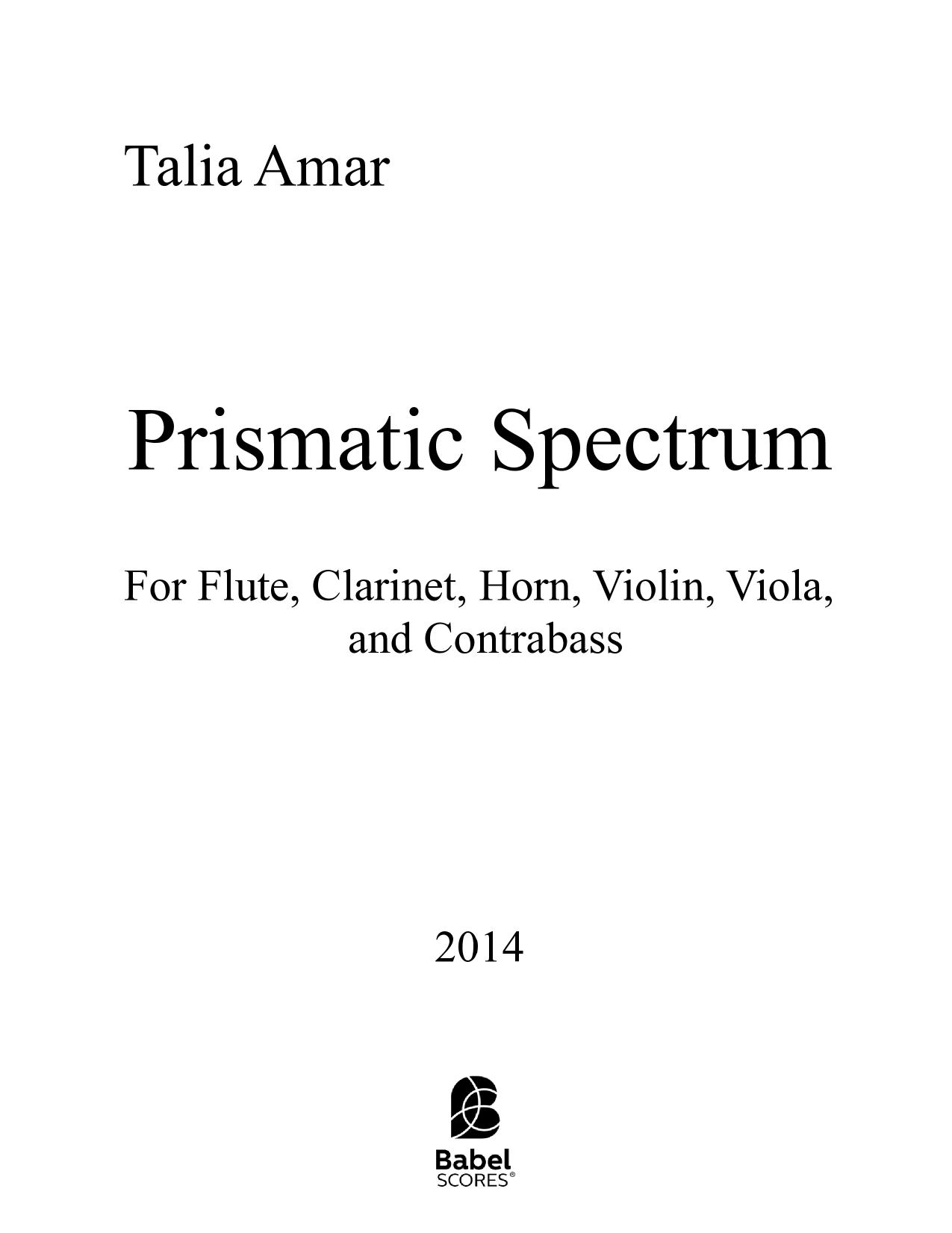 Prismatic Spectrum