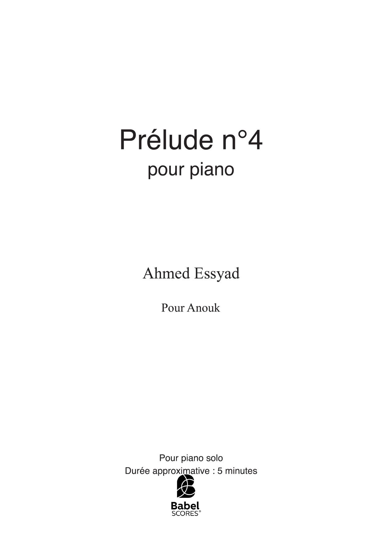 Prélude n°4