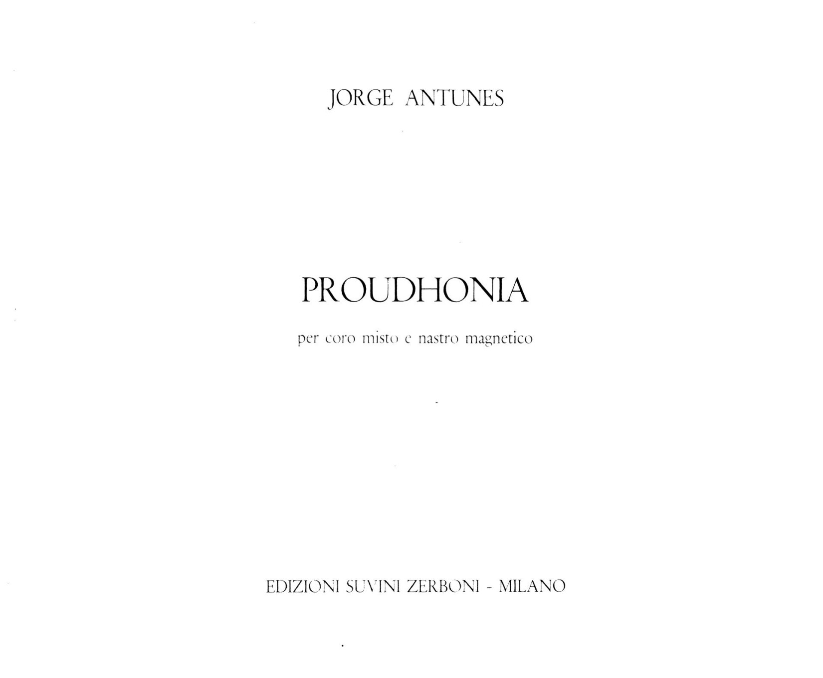 PROUDHONIA