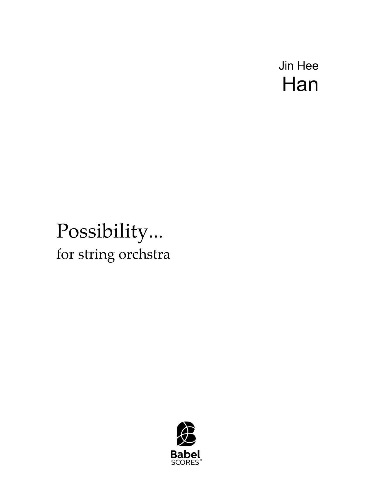 possibility...