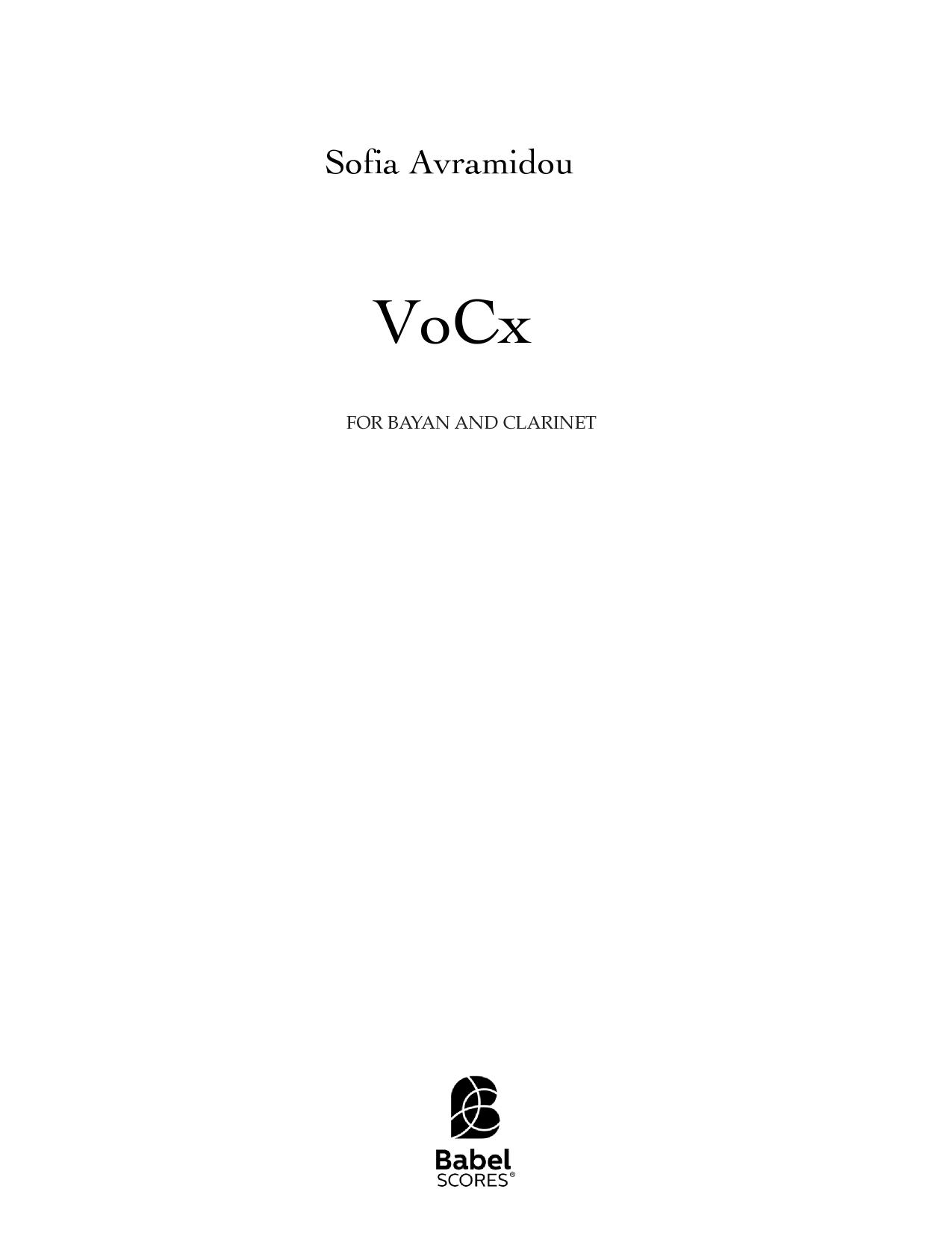 VoCx