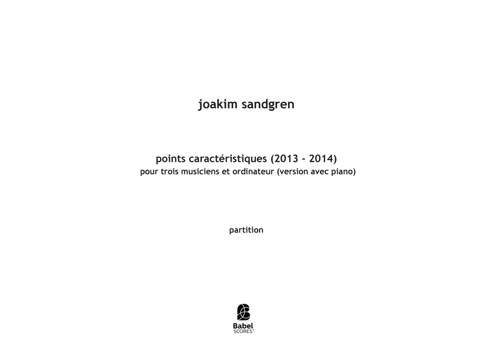 points caractéristiques (version avec piano)