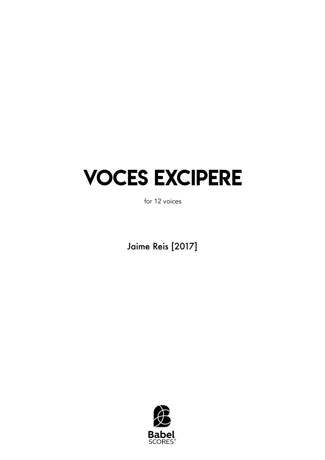 Voces Excipere