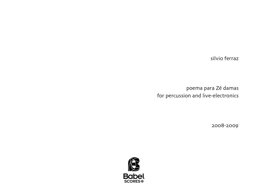 poema para Zé damas
