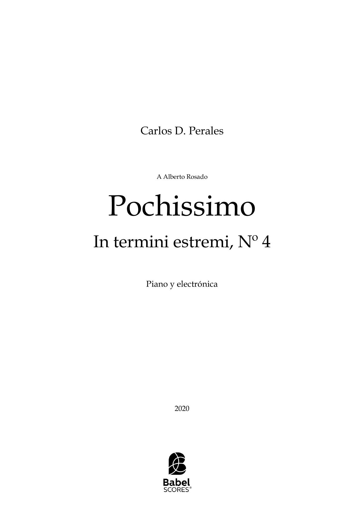 Pochissimo  In termini estremi, Nº 4