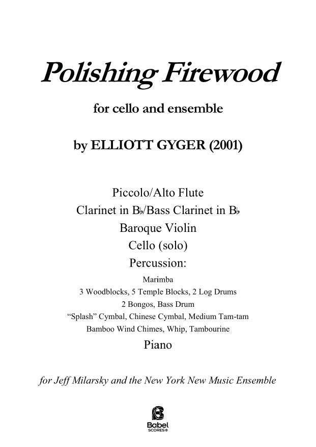 Polishing Firewood