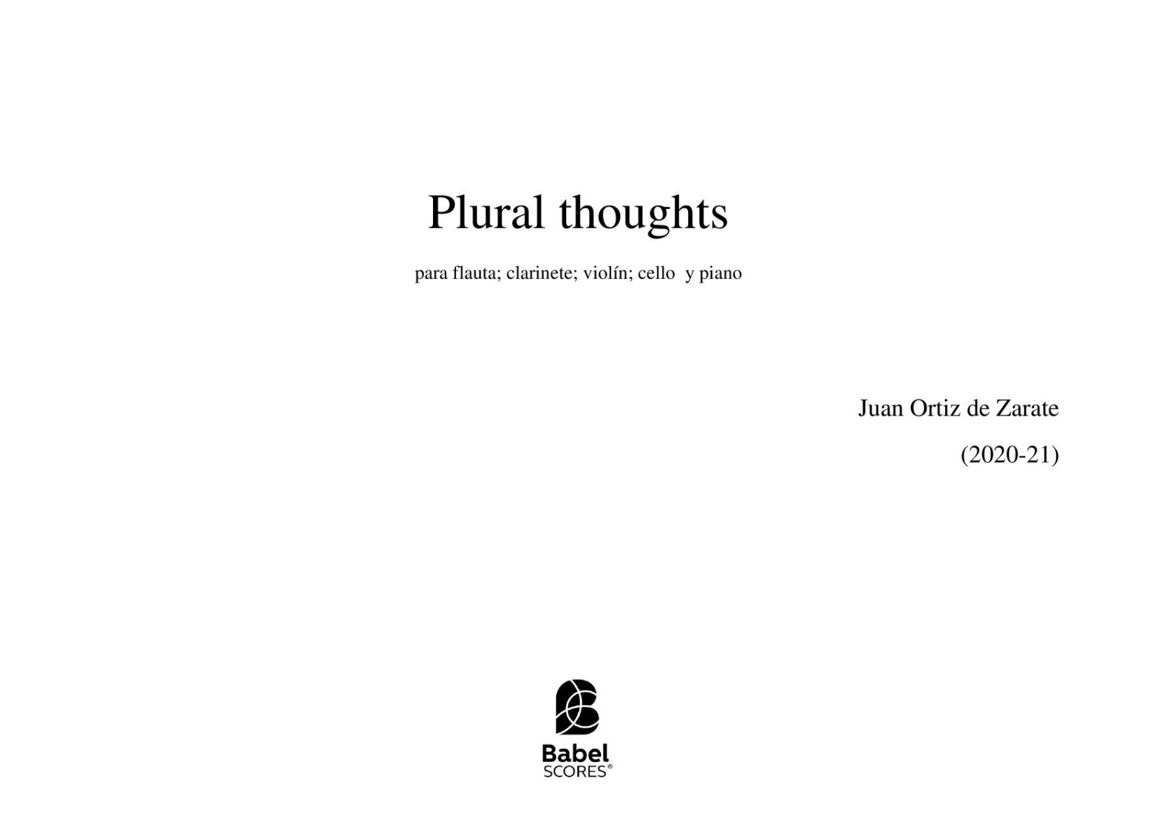Plural thoughts