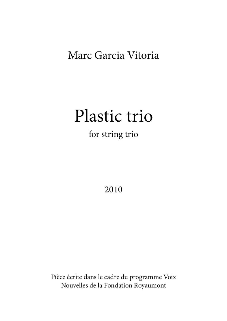 Plastic Trio