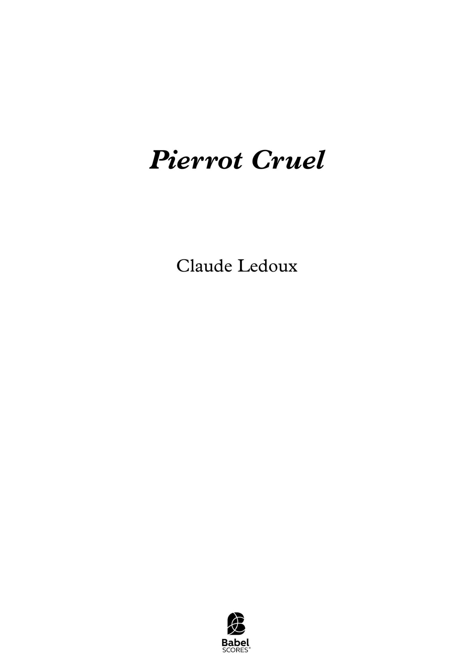 Pierrot cruel