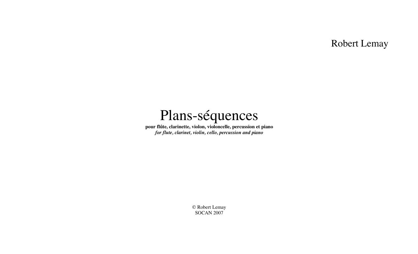 Plans-séquences