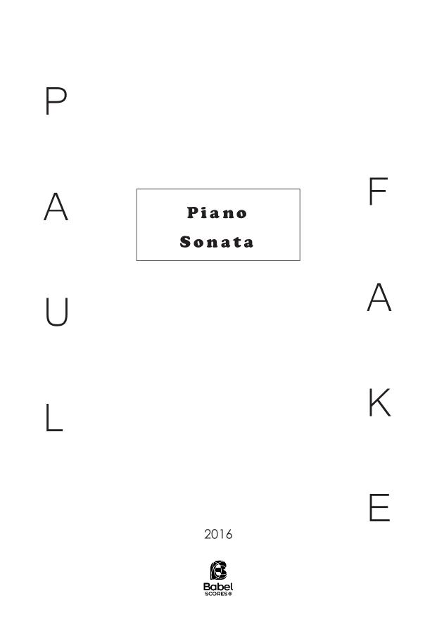 Piano Sonata