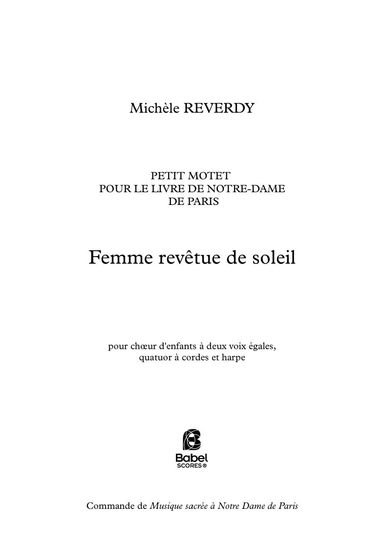 Petit Motet pour le Livre de Notre-Dame de Paris
