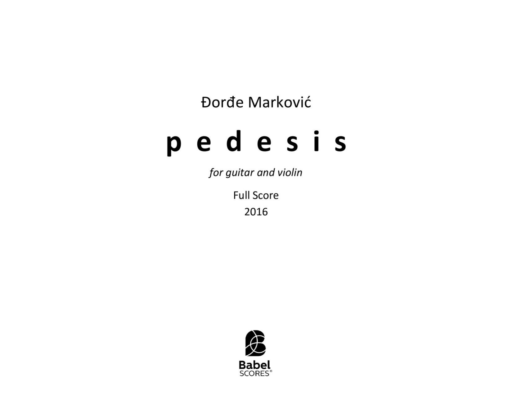 Pedesis