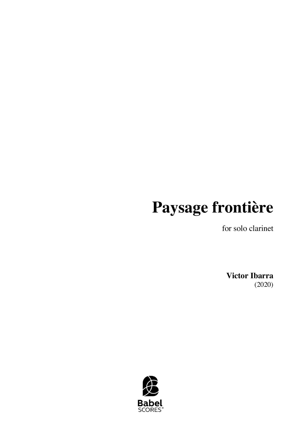 Paysage frontière
