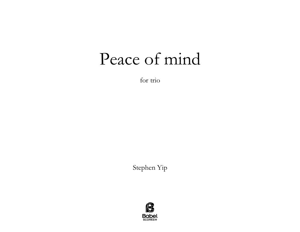 Peace of mind
