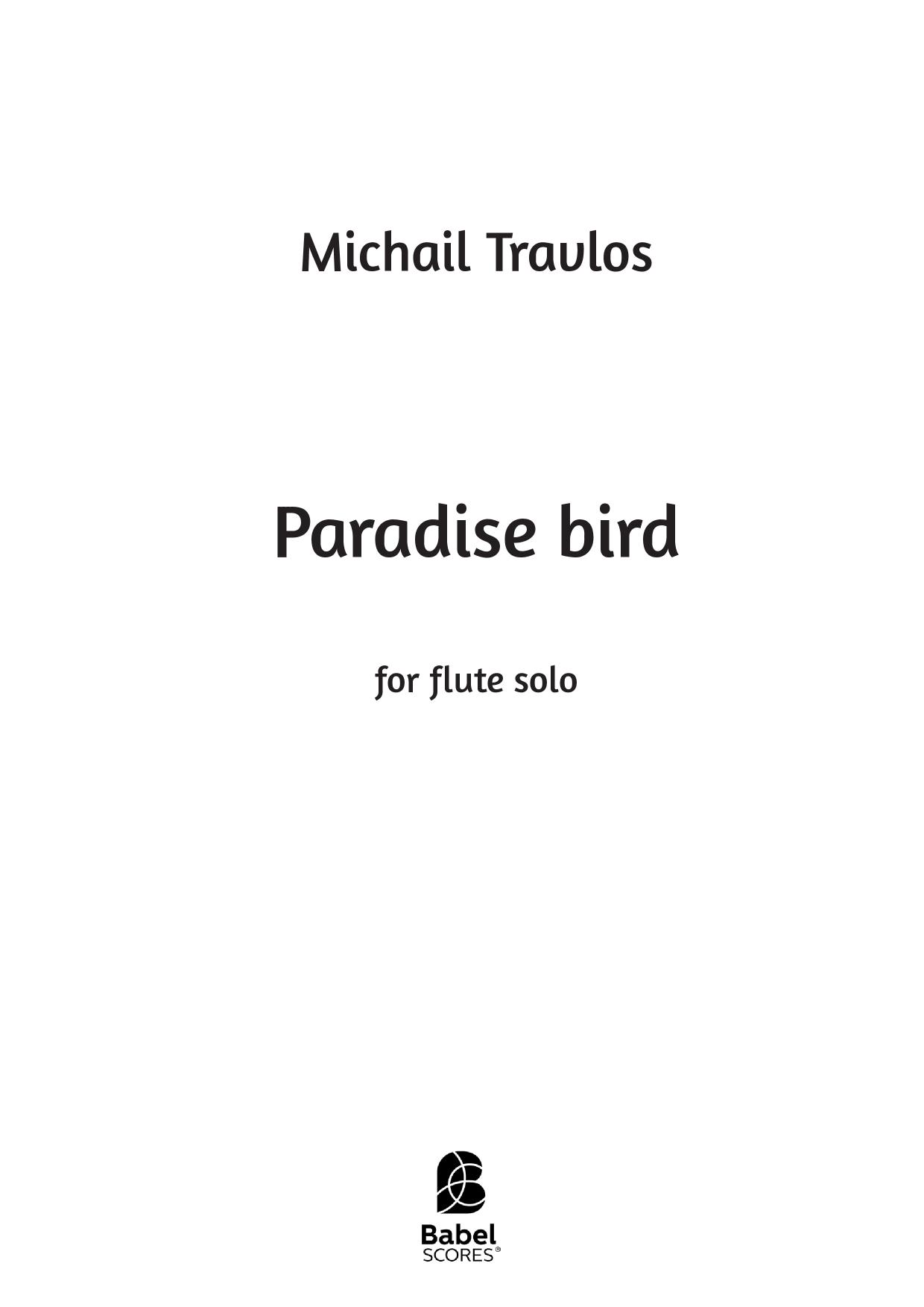 Paradise Bird