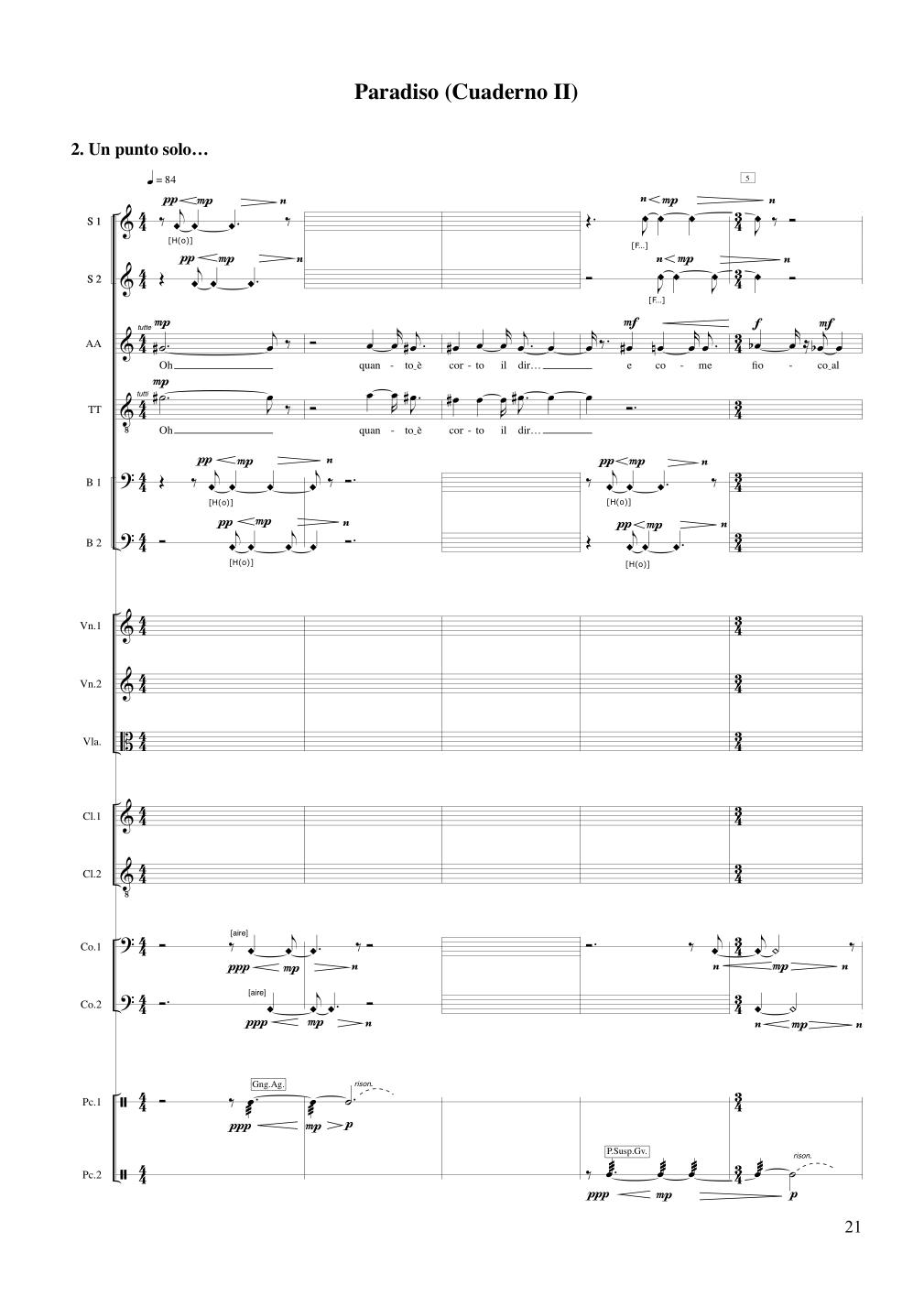 Paradiso (Cuaderno I)