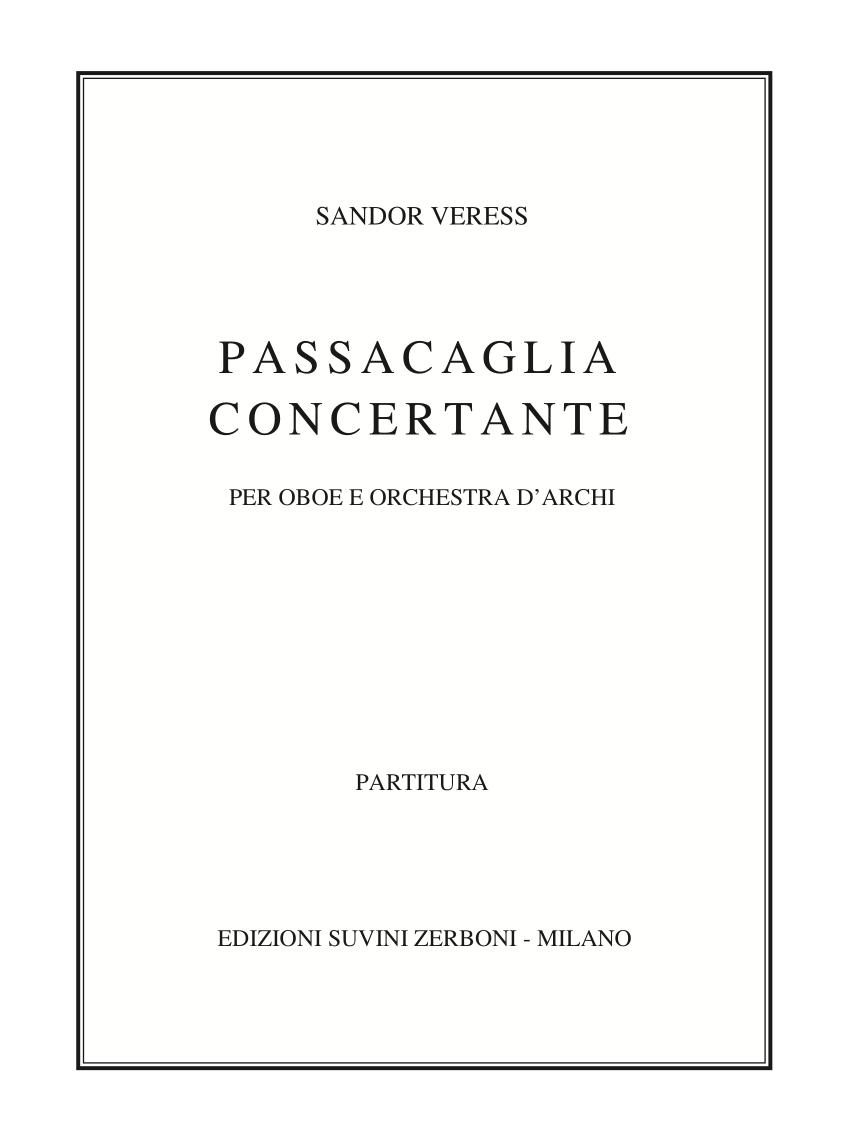 Passacaglia concertante