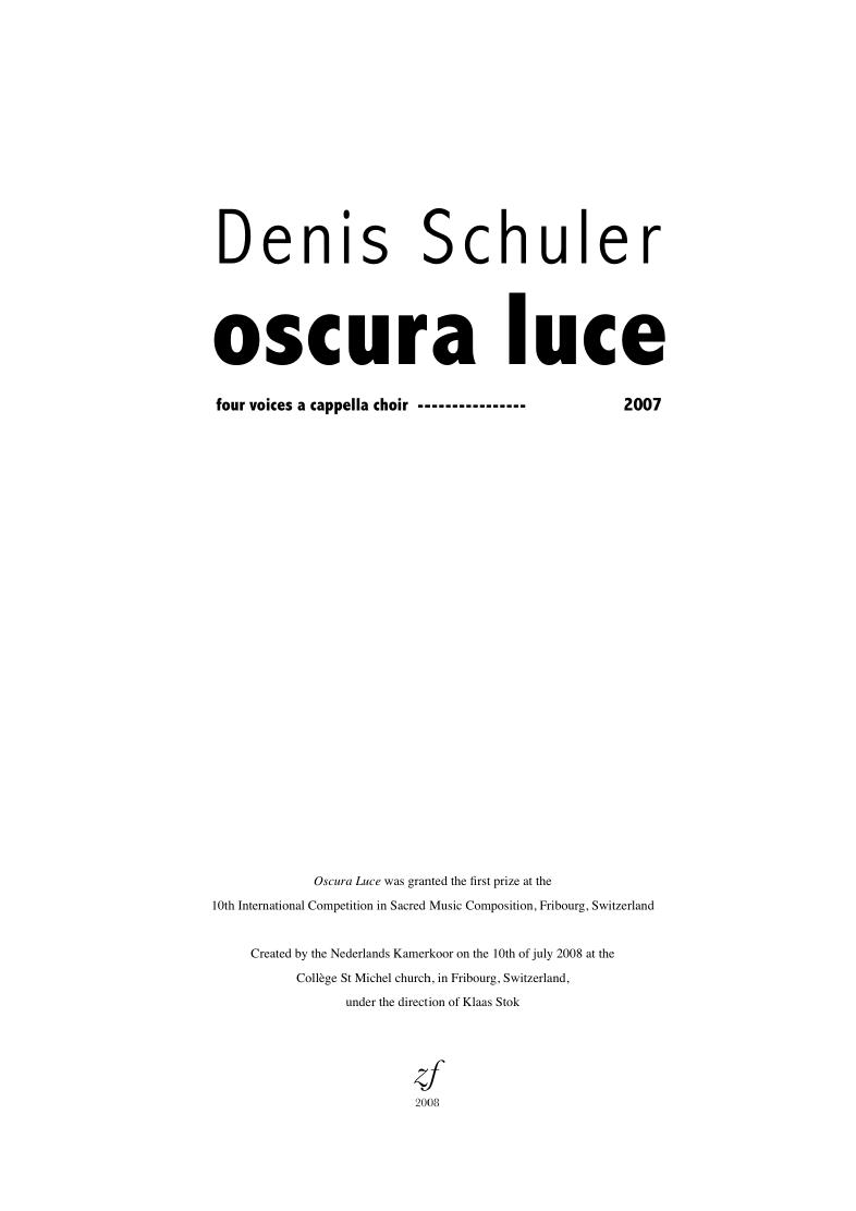 Oscura Luce