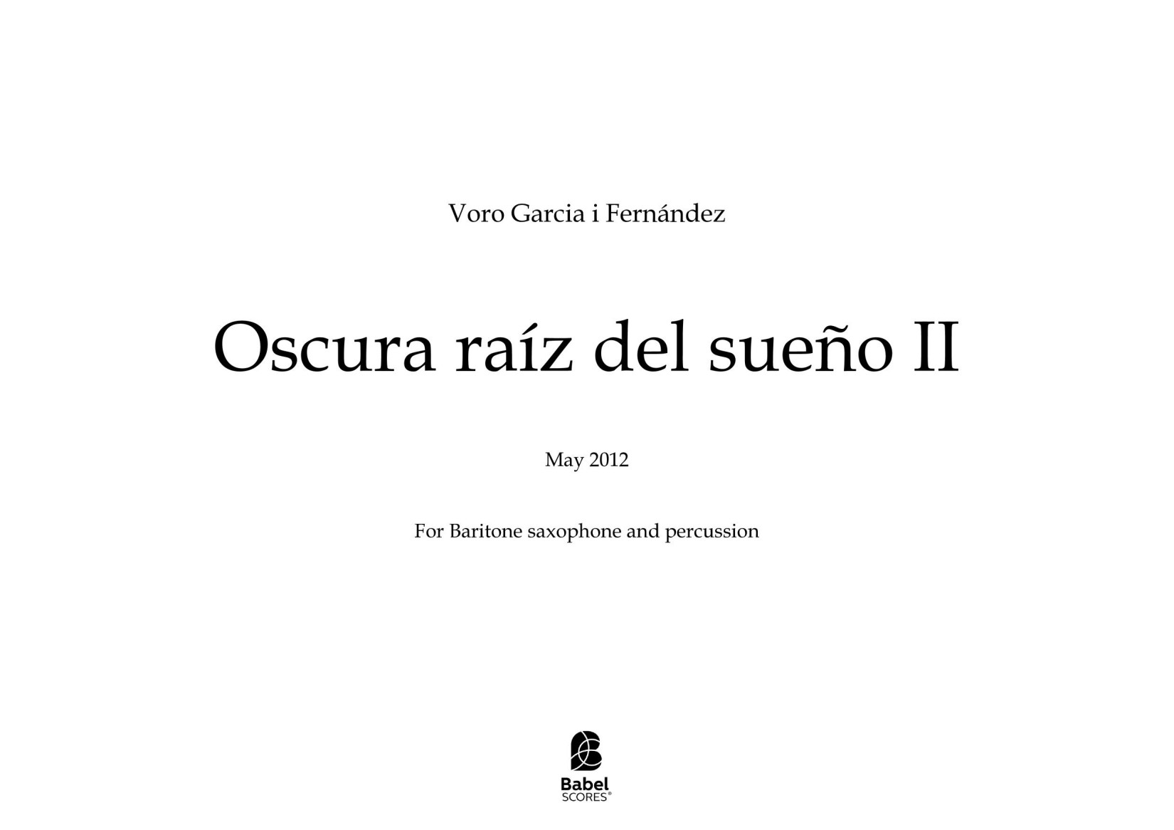 Oscura raíz del sueño II