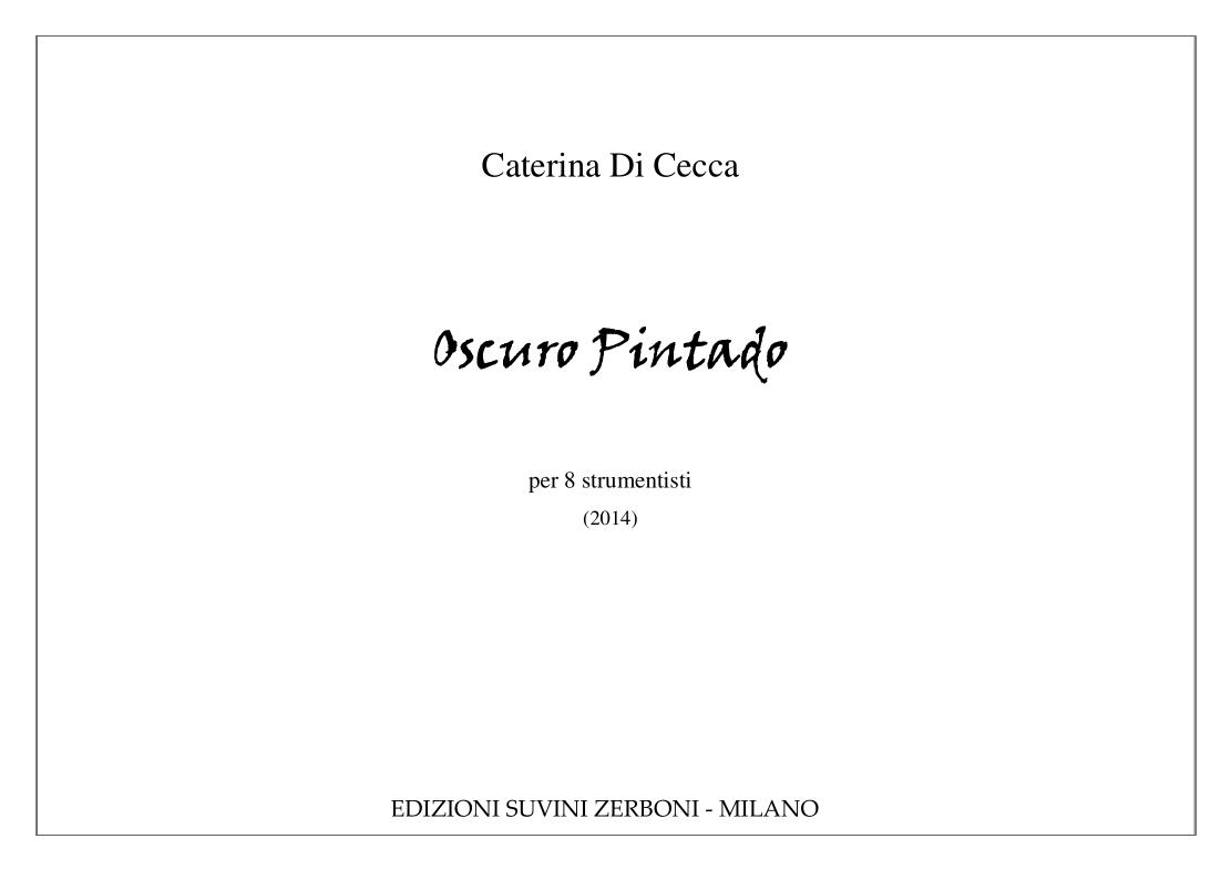 Oscuro pintado