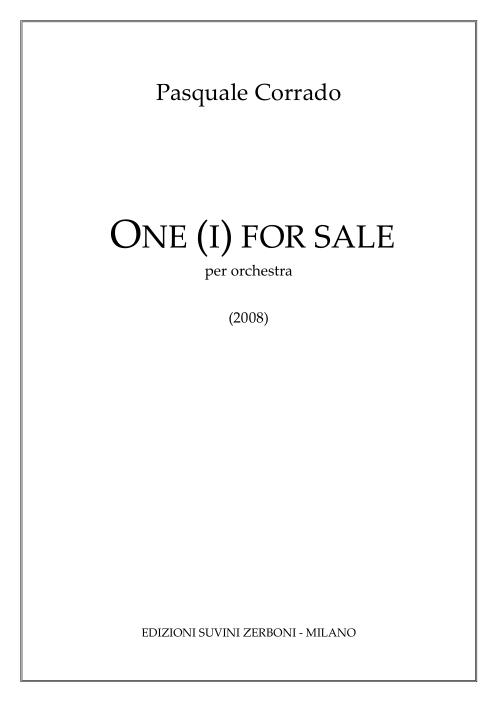 One (I) for sale