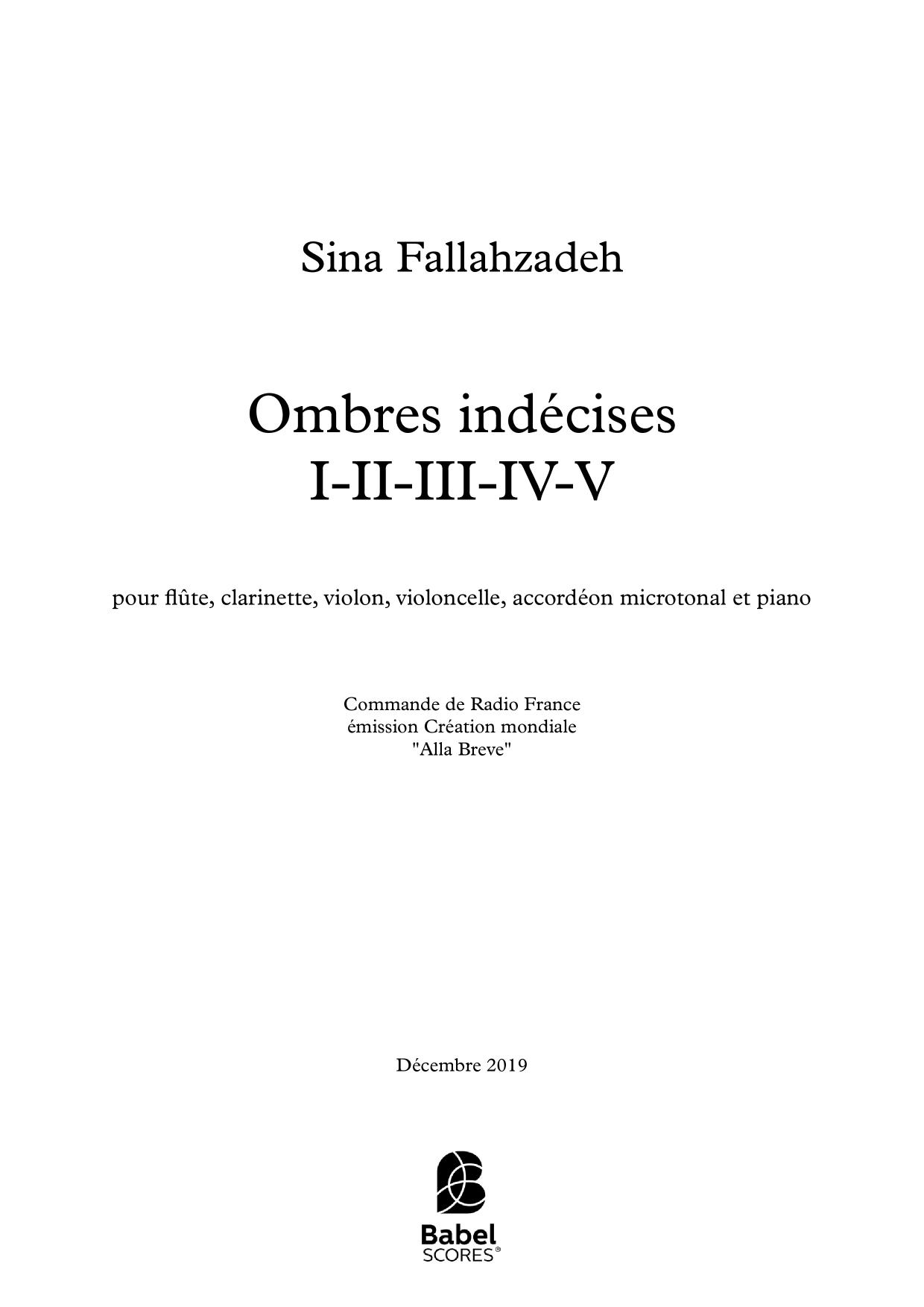 Ombres indécises