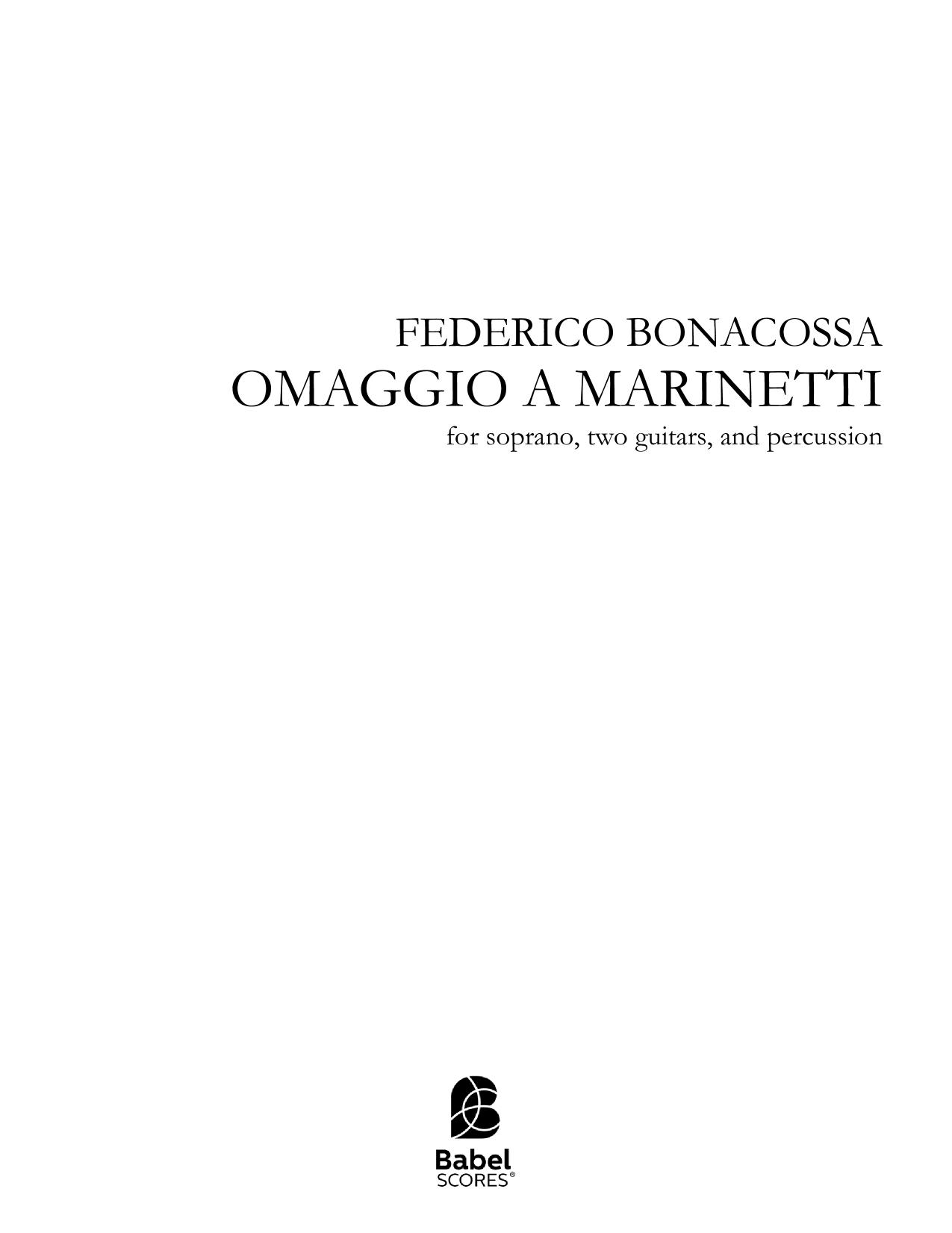 Omaggio a Marinetti