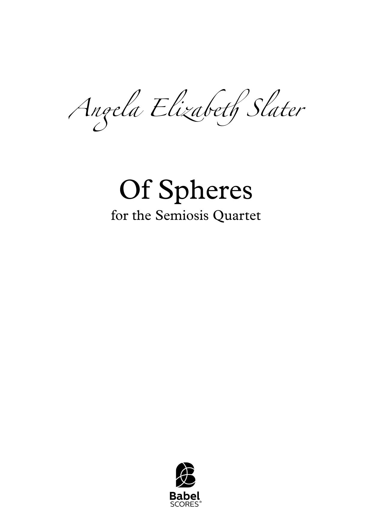 Of Spheres