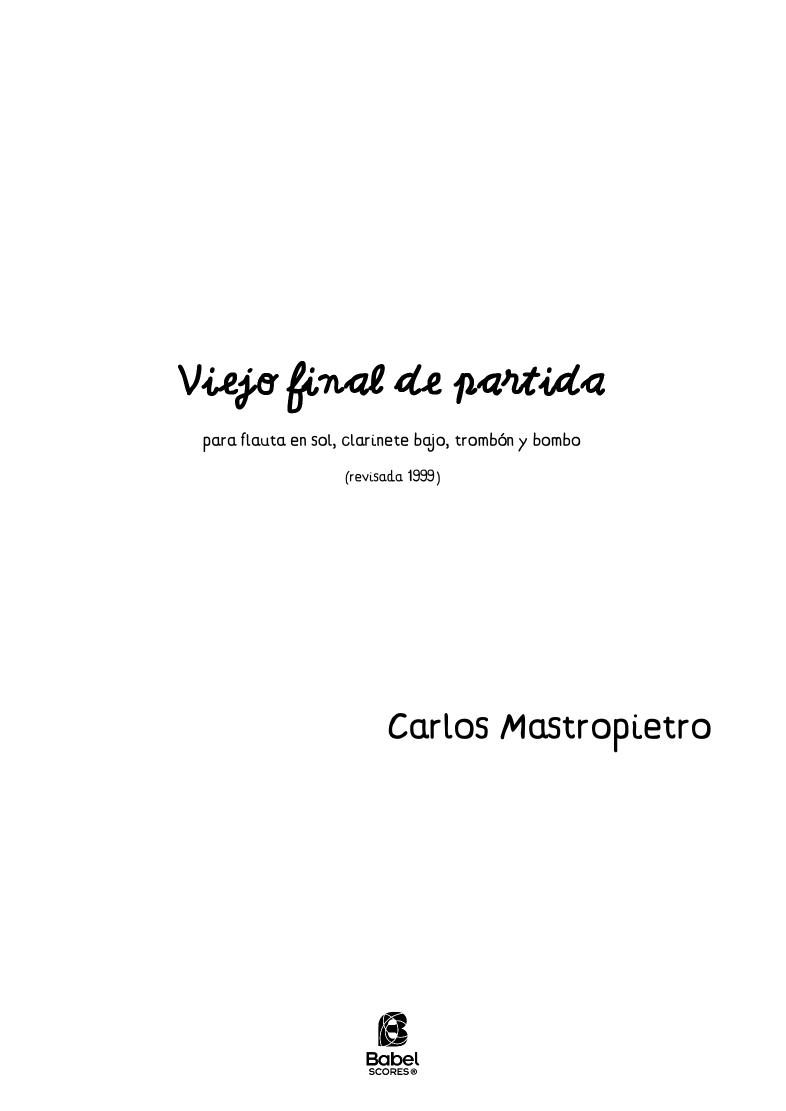 Viejo final de partida