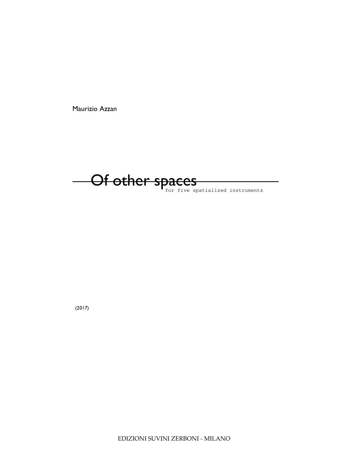 Of other spaces