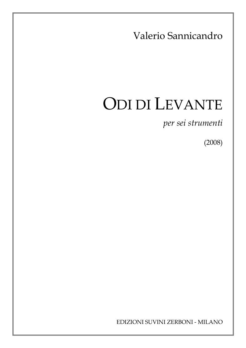 ODI DI LEVANTE